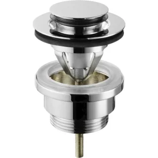 Viega Universalventil 680701 Visign V1, G 1 1/4 x 63 mm, Messing verchromt, verschließbar
