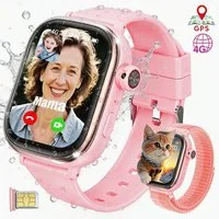 Vashoy 2026 T86 Smartwatch Kinder mit GPS Ortung kinderuhr & SIM-Karte Smartwatch (5 cm/2 Zoll, Android/4G (LTE) Mit App-Download-Funktion, 5-tlg., AMOLED-Display, Schulmodus, Schwenkbare HD-Kamera, schmaler Rand, GPS Tracker Kinder,SOS, Auflösung 36