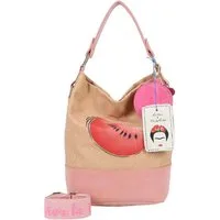 Fritzi aus Preußen Schultertasche Fritzi x Frida Kahlo Limited Canvas Hobo Bag (Set, 2-tlg)