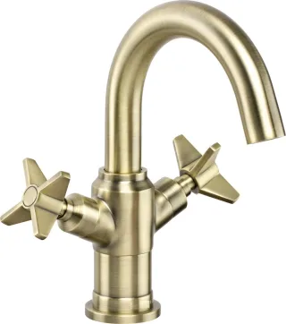 Neuesbad Serie 400 Waschtischarmatur ohne Ablaufgarnitur, Oberfläche: messing NB1DEBQT_M20D1