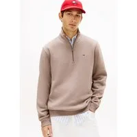 Tommy Jeans Sweatshirt TJM REGULAR FLEECE 1/4 ZIP MOCK NECK mit Fleece