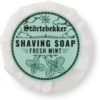 Störtebekker Rasierseife Fresh Mint für ergiebigen Rasierschaum - Handgefertigt, 1-tlg., Vegan, für eine sanfte Rasur