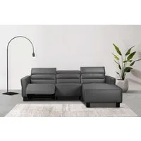 OTTO home Ecksofa Carpari, L-Form, 263 cm, manuelle o. elektrische Relaxfunktion, USB A/C und Kopfteilverstellung