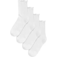 Next Kurzsocken Söckchen mit gepolsterter Sohle, 4er-Pack (4-Paar)