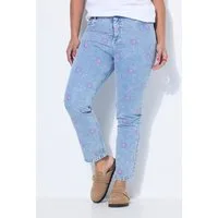Studio Untold Regular-fit-Jeans Mom-Jeans Stretchdenim allover SUN-Stickerei