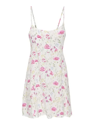 ONLY - ONLLIANA LIFE STRAP SHORT DRESS NOOS Cloud Dancer - Gr. - XL