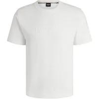 BOSS Kurzarmshirt David T-Shirt mit aufgesticktem Markenschriftzug