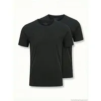 BASEFIELD T-Shirt Basic (SPARPACK) hochwertig, aus weicher Bio-Baumwolle im 2er SPARPACK
