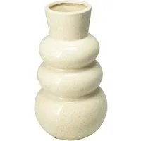 Koopman Tischvase CLEO, H 25 cm, Creme, Porzellan, Wasserdicht, (1 St)