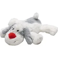 Beeztees Tierkuscheltier Kuschelspielzeug Ties weiß für Hunde