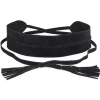 LASCANA Taillengürtel Ledergürtel, Veloursledergürtel, Bindegürtel, Gürtel für Kleid & Overall, aus Veloursleder mit Shaping-Effekt