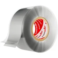 Poppstar Dichtband Selbstverschweißendes Silikonband (zum Reparieren, Isolieren und Abdichten, 1-St., (Strom, Wasser, Luft) zum Umwickeln von Rohren, Kabeln, Schläuchen uvm.