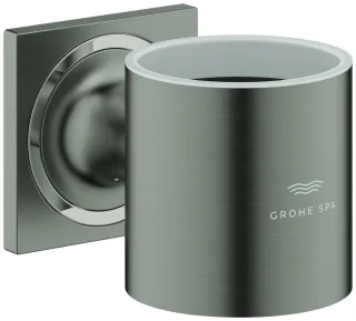 GROHE Halter Allure 40278_1 für Glas oder Seifenspender hard graphite geb., 40278AL1 40278AL1