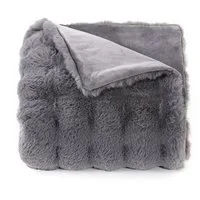 Wohndecke Kunstfelldecke Weiche Kuscheldecke Felloptik 150x200cm Kunstfell Decke, Elegear, Kuscheldecke Fell Bubble Decke Kaninchenfell Decke für Couch Bett Sofa