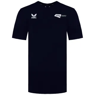 Castore LTA Logo Herren-Tennisoberteil in Marineblau