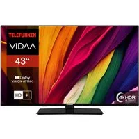 Telefunken XU43VP750M LCD-LED Fernseher (108 cm/43 Zoll, 4K Ultra HD, VIDAA Smart TV, VIDAA Smart TV, HDR Dolby Vision, Triple-Tuner, 6 Monate HD)