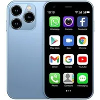 Athlix SERVO 15SE Mini Smartphone Dual SIM 3G WCDMA Android Kinder Rentner Smartphone (DUAL-SIM, nur 66g, 3,0 Zoll)