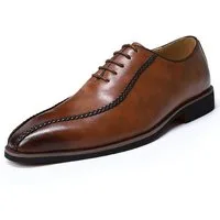 Allthemen Schnürschuh Herren Business-Schnürschuhe Elegant mit Edler Flechtnaht