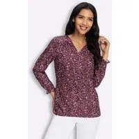 Sieh an! Klassische Bluse Langarm-Bluse Langarm