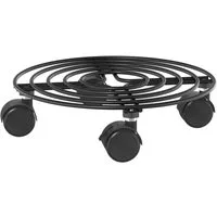 FIVMEN Pflanzenroller Rollbrett Pflanzen Metall Blumenroller Pflanze Caddy mit Rädern, Pflanzkübel für Pflanzen Innenbereich Außenbereich Haus und Garten