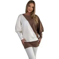 Mississhop Langarmshirt Bluse Tunika Longshirt mit Fledermausärmeln M.KIng