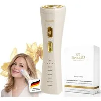 BeautiQ Gesichtsmassagegerät Lumèra PRO 6 in 1 [Beauty-Neuheit], EMS, Anti-Aging Innovation, Full Inclusive Beauty Set, Radiofrequenz, LED, Vibration, Tiefenreinigung, Lifting-Modus, Augenpflege, Kühlung, Anti-Aging