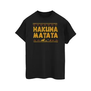 Disney - "The Lion King Hakuna Matata" T-Shirt für Damen (Schwarz)
