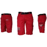 Geographical Norway Shorts Herren Cargo Shorts kurze Hose Short Bermuda knielang Parodi + Gürtel
