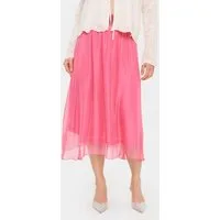 Saint Tropez Midirock CoralSZ Skirt aus Chiffon