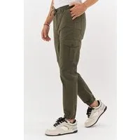 COMEOR Cargohose Herren Stretch Relaxed Fit mit 6 Taschen und Kordelzug Elastischer Beinabschluss, Kordelzug am Bund, Hoher Tragekomfort