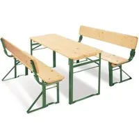 Pinolino® Kindersitzgruppe Kinderfestzeltgarnitur mit Lehne, Sepp, (3-tlg)