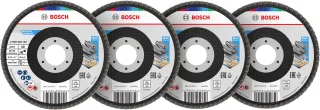 Bosch X451 Fächerschleifscheiben 115mm, T29, 15-teiliges Set - 2608626161
