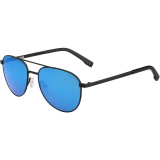 Bollé Evel Schwarze Matte Aviator-Sonnenbrille