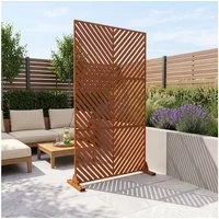 casa.pro Raumteiler, »Kekan« Corten Stahl 180 x 90 cm Edelrost