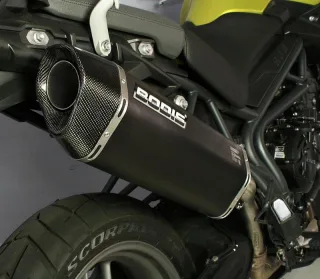 Sport Auspuff Bodis Penta-Tec Edelstahl Black Triumph Tiger 800 Bj. 2011-2014 ABE