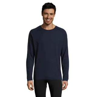 SOLS - T-Shirt für Herren - Sport Langärmlig (Dunkelblau)