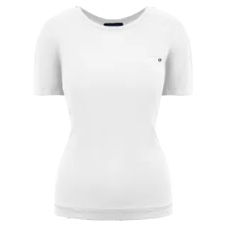 Champion Logo Womens White T-Shirt