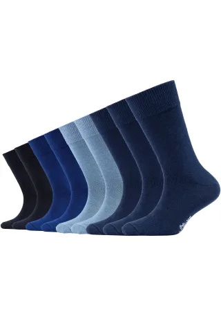 s.Oliver Socken "essentials" 9 Paar tlg. mit weichem Bund