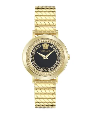 Versace Delphinus Gold Damen Armbanduhr VE0O00425