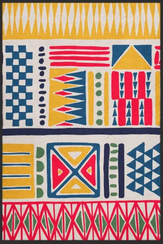 Teppich Patchwork 10115 | Größe: 80 cm x 120 cm