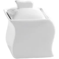 Maxwell & Williams Zuckerdose Maxwell&Williams Motion Zuckerdose 0,26 l, Porzellan, (1 Zuckerdose, 1x Zuckerdose 1x Deckel)