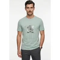 BOSS GREEN T-Shirt Porsche Spirit 70 Capsule Collection Premium Herrenmode Innovative Geruchskontroll-Technologie HEIQ MINT