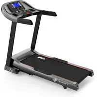 JASPORT Laufband JASPORT L-Serie Laufband (Einzelgerät, Laufband, Montagewerkzeug, Sicherheitsschlüssel, Schmiermittel), Gelenkschonendes Mehrpunkt-Dämpfungssystem
