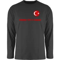 Shirtracer Rundhalsshirt Türkei Trikot Wappen, Türkiye mit Stolz, Türkisches Fan-Motiv 2026 Fussball WM Fanartikel