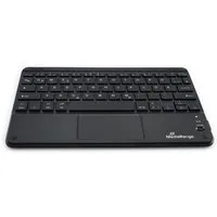 Mediarange Funk Tastatur Compact QWERTZ 64 Tasten und Touchpad schwarz Tastatur