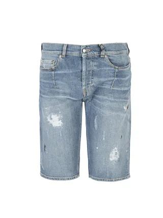 Les Hommes Shorts Herren blau