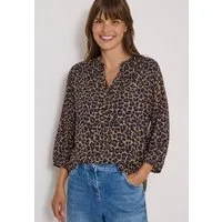 CECIL Hemdbluse mit Leomuster