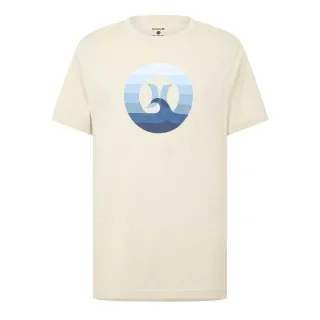 Hurley - T-Shirt für Herren (Cremefarbe)