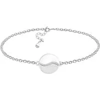 Sofia Milani Armband Gebürstetes Ying Yang (Armband), 925 Silber Damen Schmuck - B0328