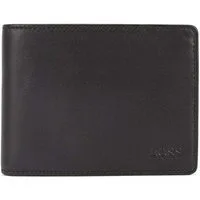 BOSS Geldbörse Arezzo Trifold Herren Portemonnaie aus Leder mit geprägtem Logo, inkl. Geschenkbox
